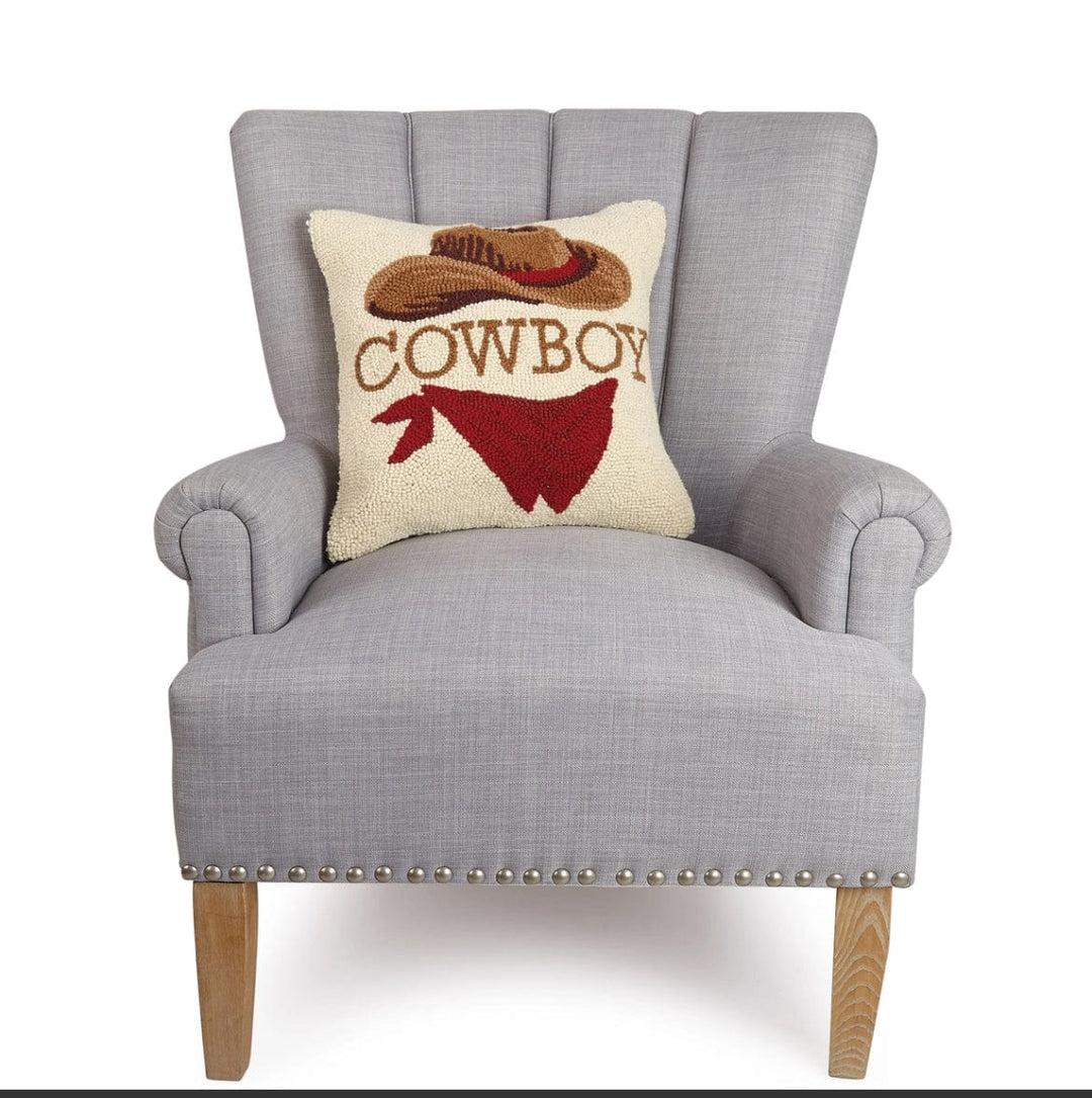Cowboy Hook Pillow-Pillows-Whiskey Ray's Boutique-Whiskey Ray's Boutique, Women's Western Wear Boutique in Waxahachie, TX