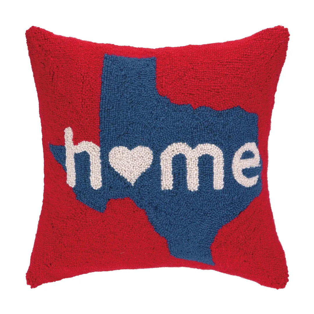 Home in Texas Hook Pillow-Pillows-Whiskey Ray's Boutique-Whiskey Ray's Boutique, Women's Western Wear Boutique in Waxahachie, TX