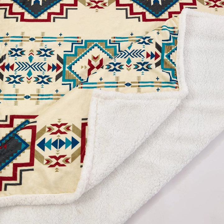 Spirit Valley SHERPA THROW-Blankets-Whiskey Ray's Boutique-Whiskey Ray's Boutique, Women's Western Wear Boutique in Waxahachie, TX