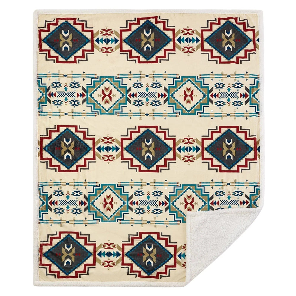 Spirit Valley SHERPA THROW-Blankets-Whiskey Ray's Boutique-Whiskey Ray's Boutique, Women's Western Wear Boutique in Waxahachie, TX