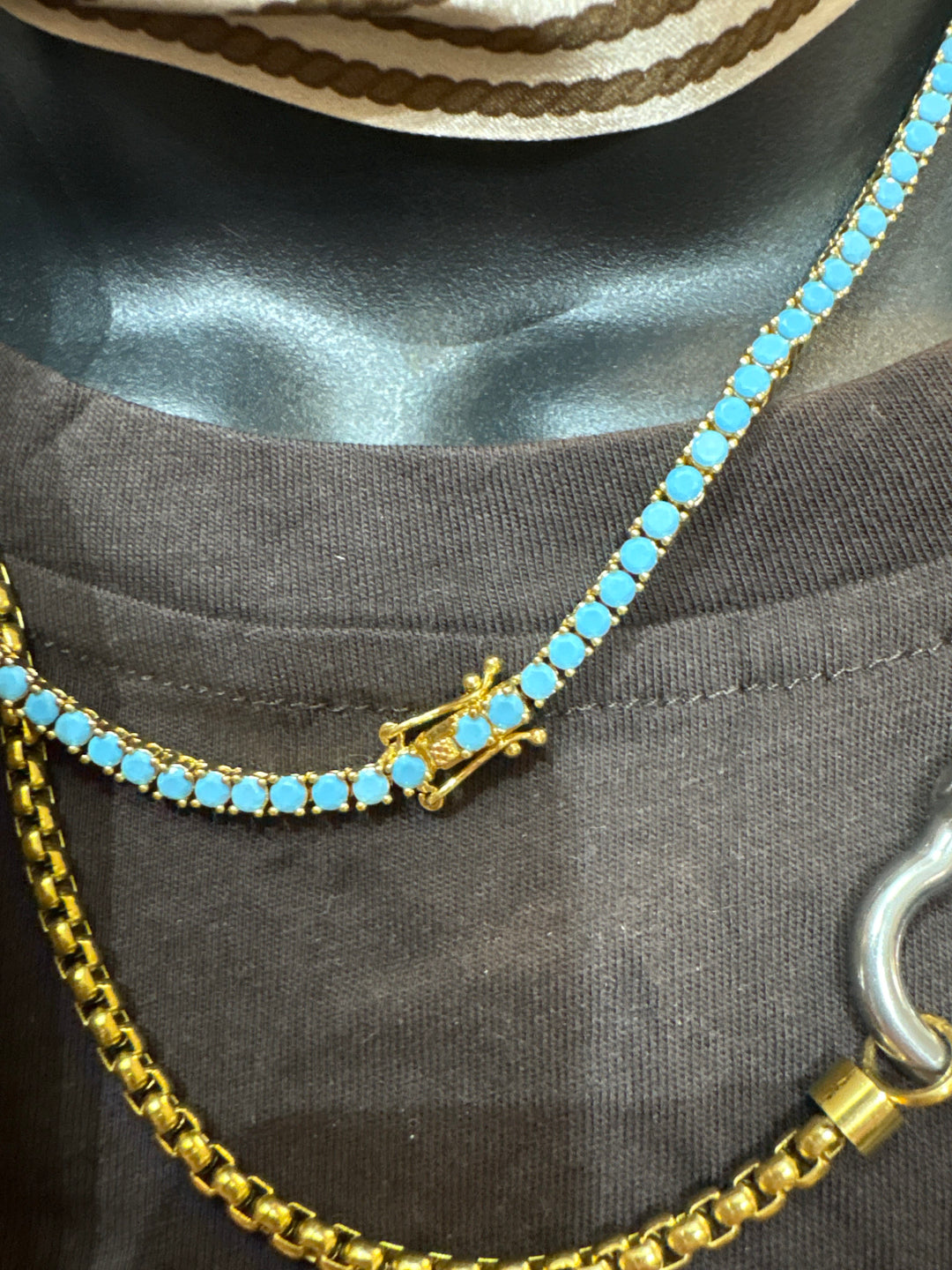 Whiskey Ray's Boutique Jewelry Big Sky Turquoise Tennis Necklace