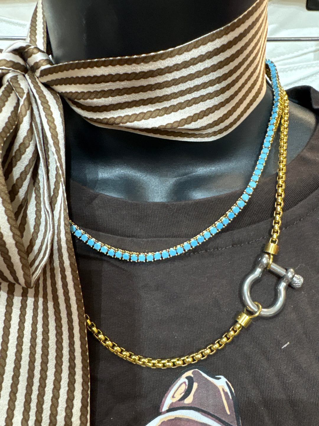 Whiskey Ray's Boutique Jewelry Big Sky Turquoise Tennis Necklace