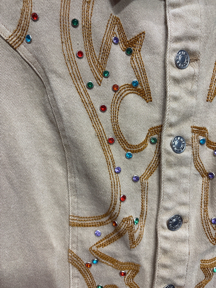 Dusty Trail Rhinestone Romper-Jumpsuits & Rompers-Whiskey Ray's Boutique-Whiskey Ray's Boutique, Women's Western Wear Boutique in Waxahachie, TX