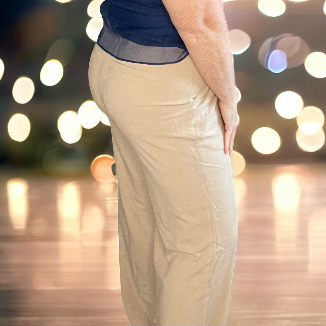 Khaki Trouser-Pants-Whiskey Ray's Boutique-Whiskey Ray's Boutique, Women's Western Wear Boutique in Waxahachie, TX