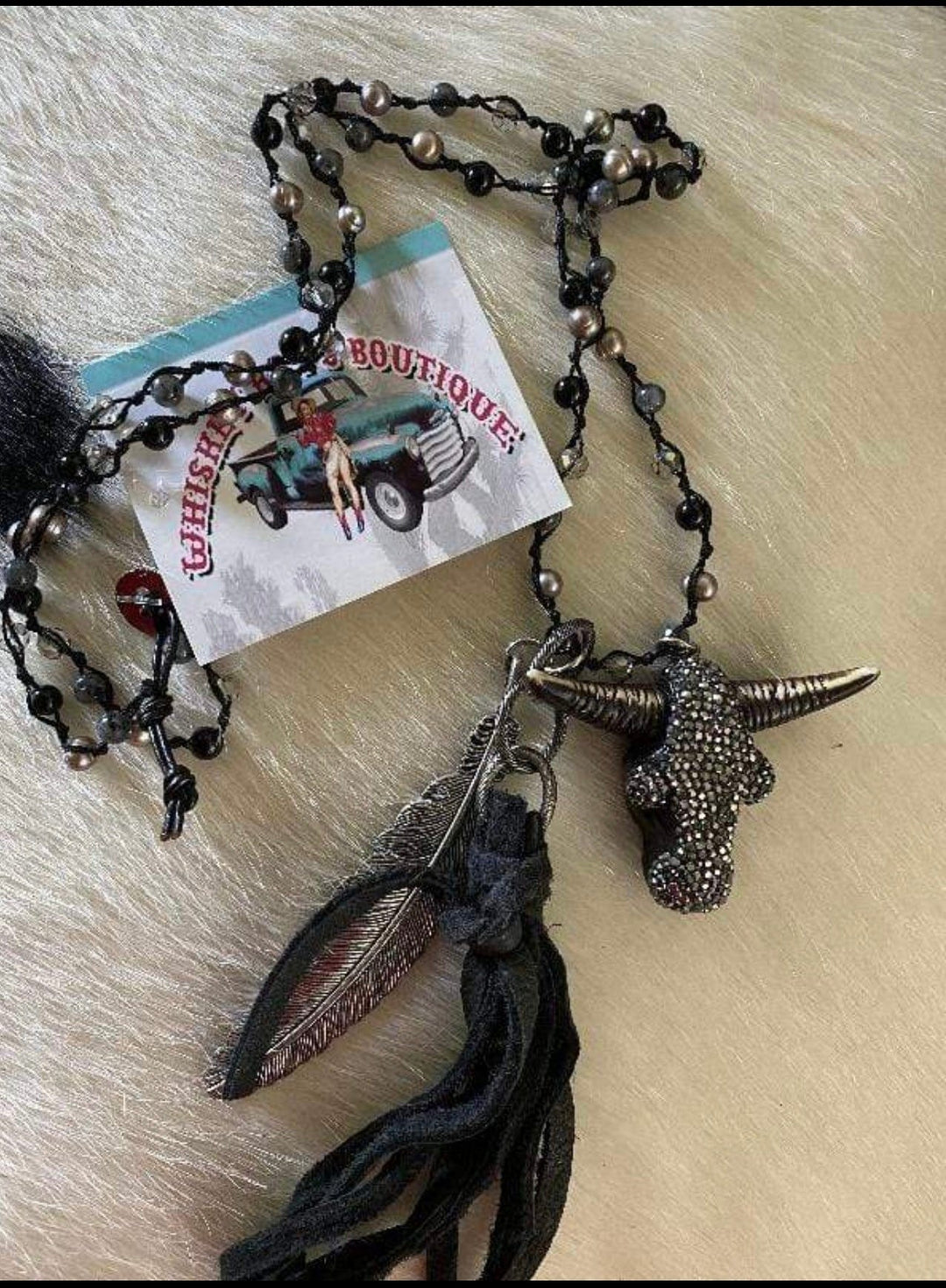 Black Betty-Necklaces-Whiskey Ray's Boutique-Whiskey Ray's Boutique, Women's Western Wear Boutique in Waxahachie, TX