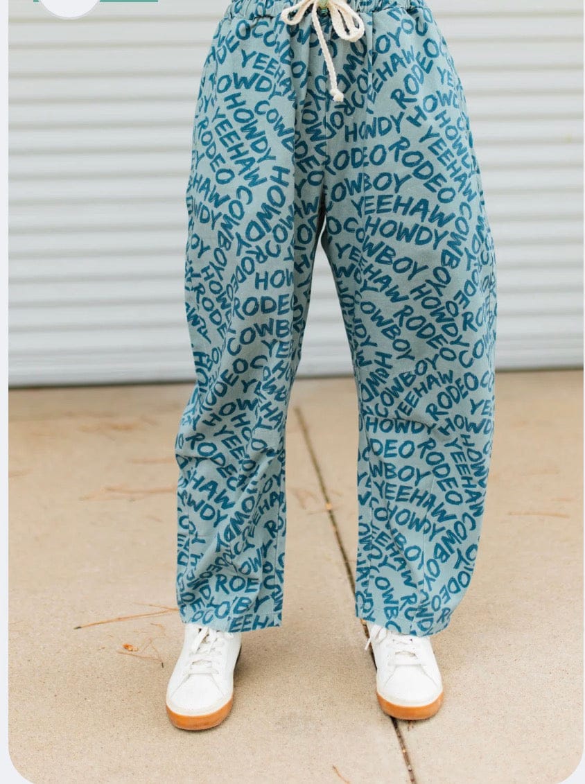 Howdy Barrel Pants-Pants-Whiskey Ray's Boutique-Whiskey Ray's Boutique, Women's Western Wear Boutique in Waxahachie, TX