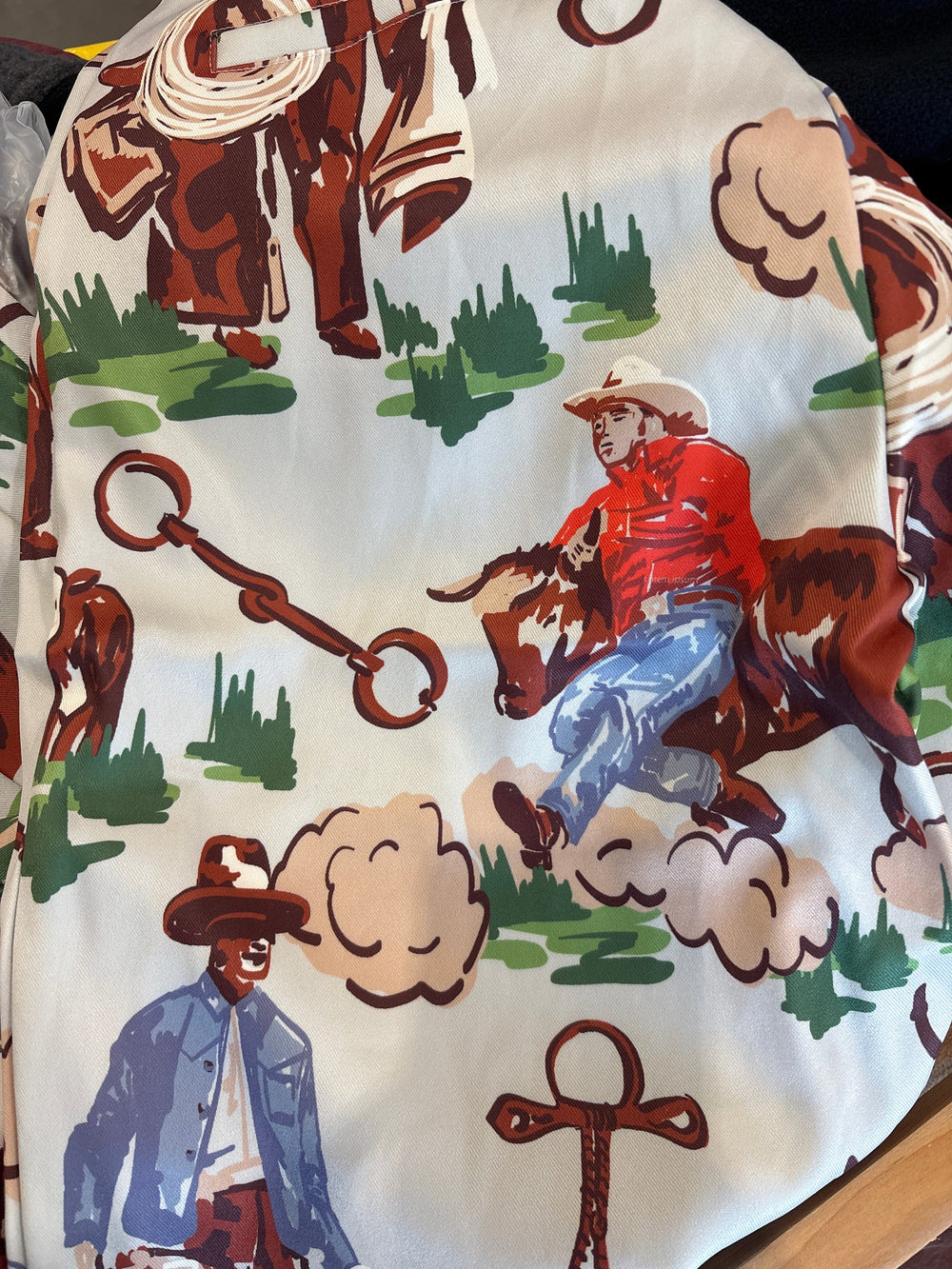 Old West Illustration Pants-Pants-Whiskey Ray's Boutique-Whiskey Ray's Boutique, Women's Western Wear Boutique in Waxahachie, TX