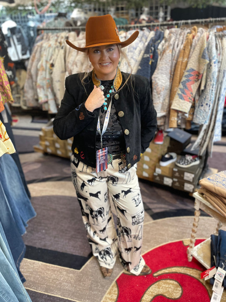Texas City Trouser Pant-Pants-Whiskey Ray's Boutique-Whiskey Ray's Boutique, Women's Western Wear Boutique in Waxahachie, TX