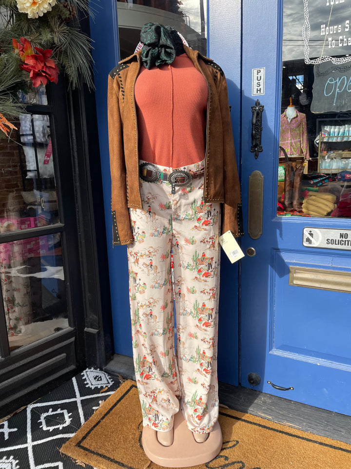 Wagon Trouser Pant-Pants-Whiskey Ray's Boutique-Whiskey Ray's Boutique, Women's Western Wear Boutique in Waxahachie, TX