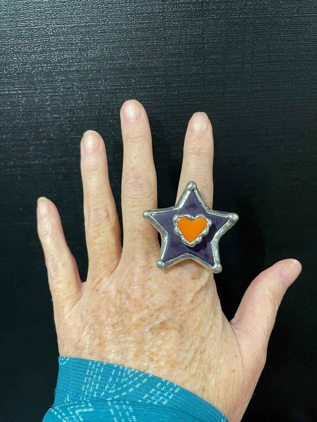 Double Star Ring-Rings-Whiskey Ray's Boutique-Whiskey Ray's Boutique, Women's Western Wear Boutique in Waxahachie, TX