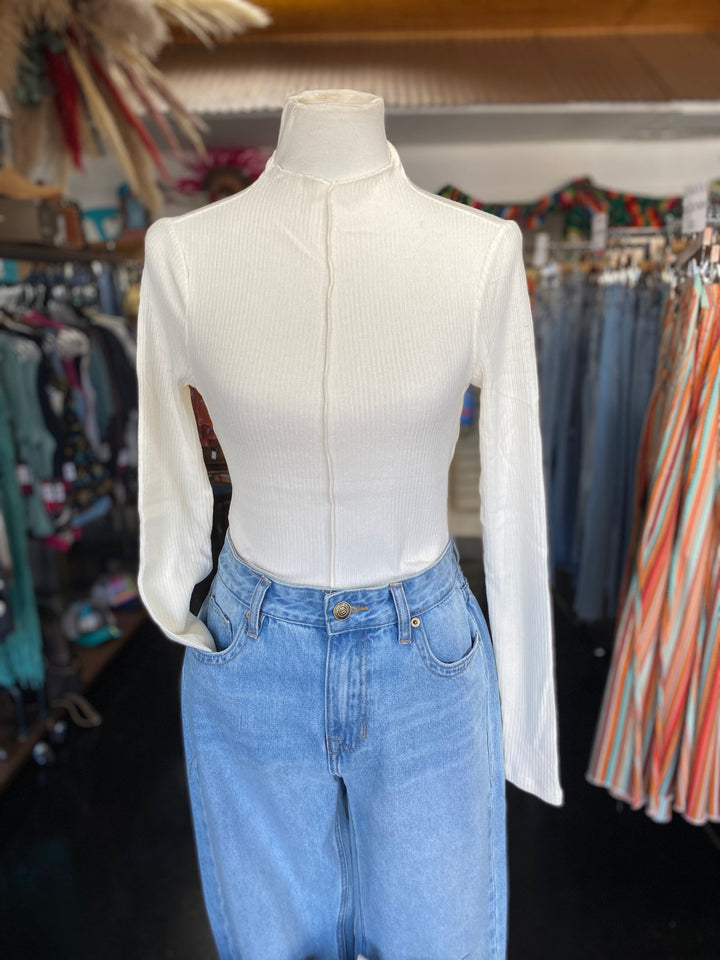 Front Seam Ribbed Sweater-Sweaters-Whiskey Ray's Boutique-Whiskey Ray's Boutique, Women's Western Wear Boutique in Waxahachie, TX