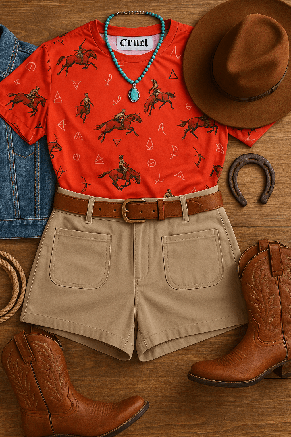 High Waisted Shorts -Chestnut Brown-Shorts-Whiskey Ray's Boutique-Whiskey Ray's Boutique, Women's Western Wear Boutique in Waxahachie, TX