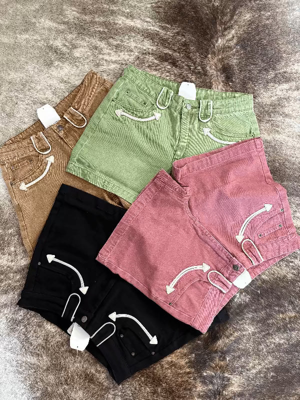 The Trailblazer Shorts-Shorts-Whiskey Ray's Boutique-Whiskey Ray's Boutique, Women's Western Wear Boutique in Waxahachie, TX