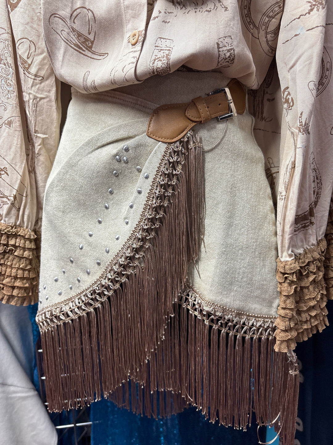 Dusty Trails Fringe Skirt-Skirts-Whiskey Ray's Boutique-Whiskey Ray's Boutique, Women's Western Wear Boutique in Waxahachie, TX