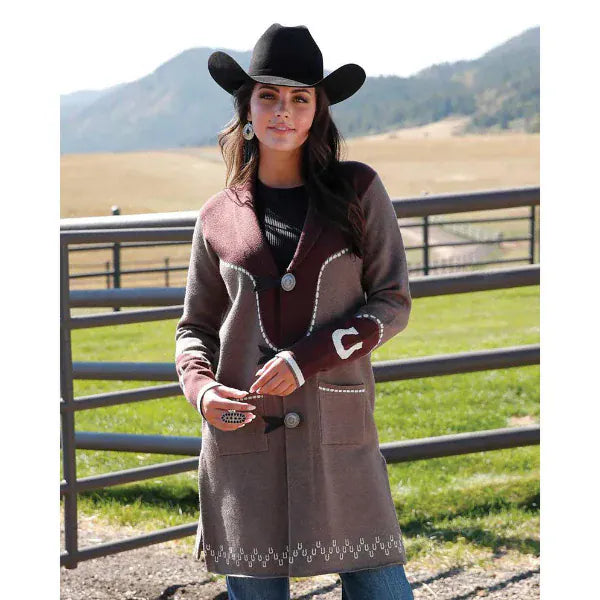 Cowgirl Spirit Knit Duster-Sweaters-Whiskey Ray's Boutique-Whiskey Ray's Boutique, Women's Western Wear Boutique in Waxahachie, TX