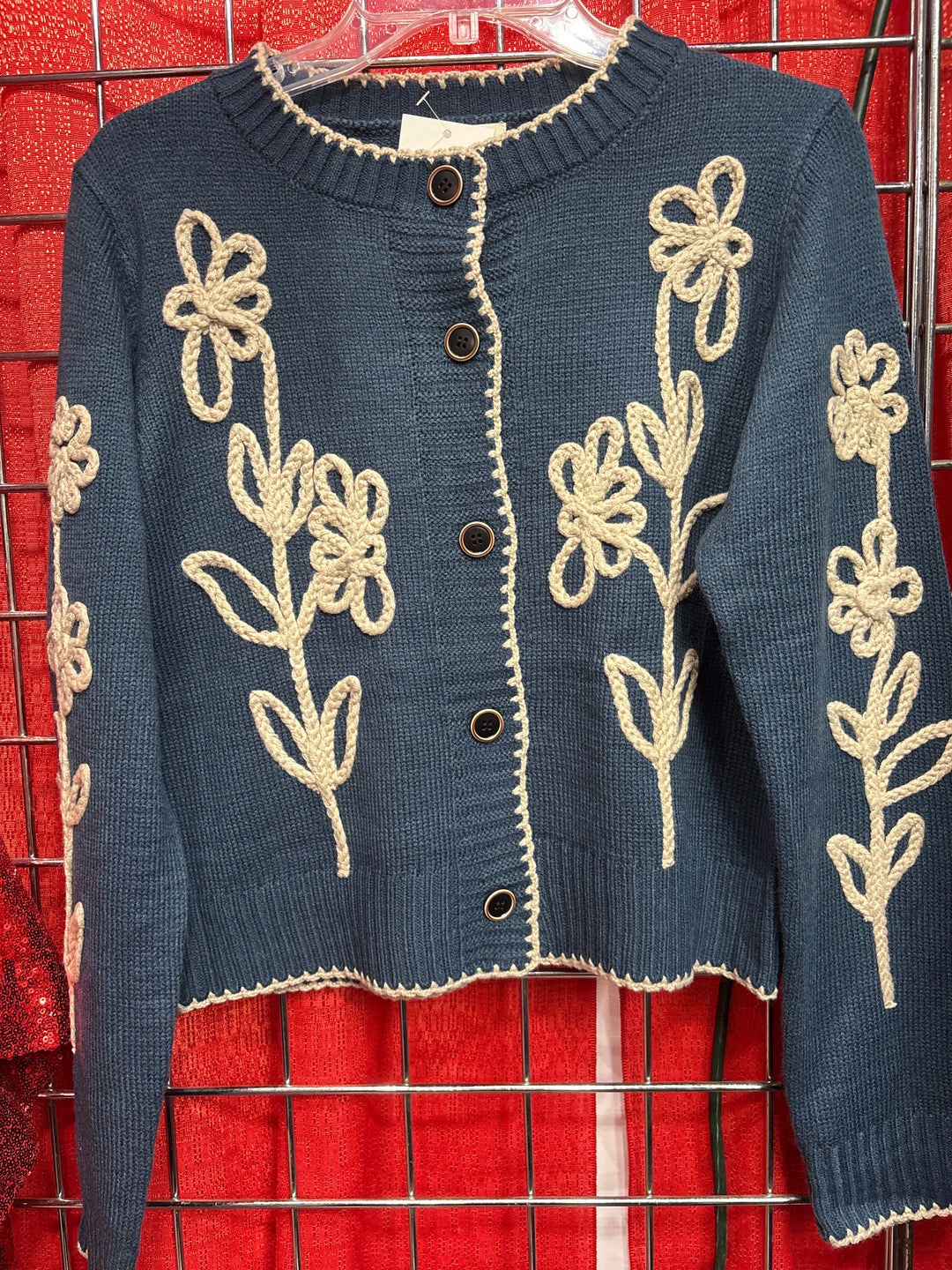 Wildflower Stroll Knit Cardigan-Sweaters-Whiskey Ray's Boutique-Whiskey Ray's Boutique, Women's Western Wear Boutique in Waxahachie, TX