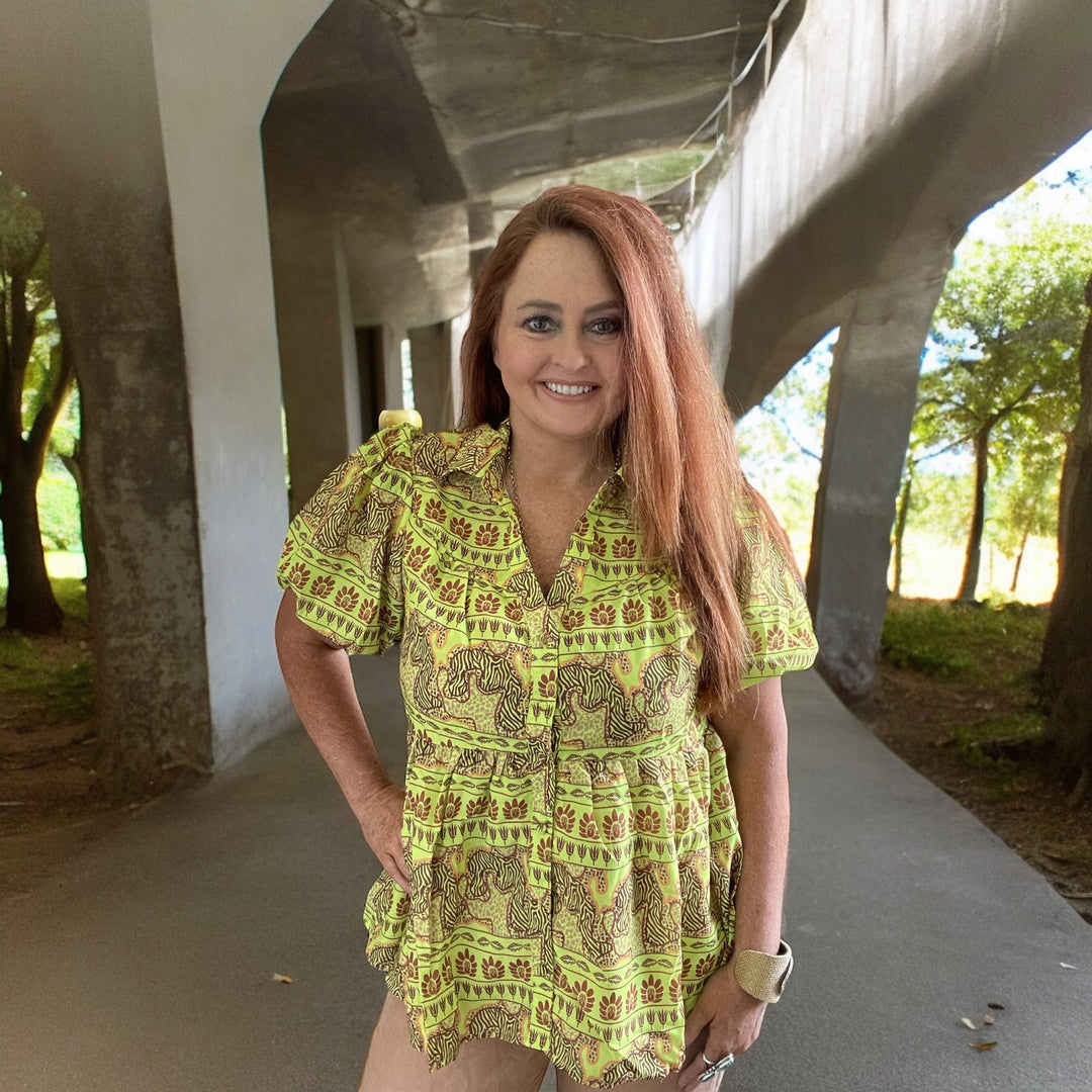 Shelby Top-Short Sleeves-Whiskey Ray's Boutique-Whiskey Ray's Boutique, Women's Western Wear Boutique in Waxahachie, TX