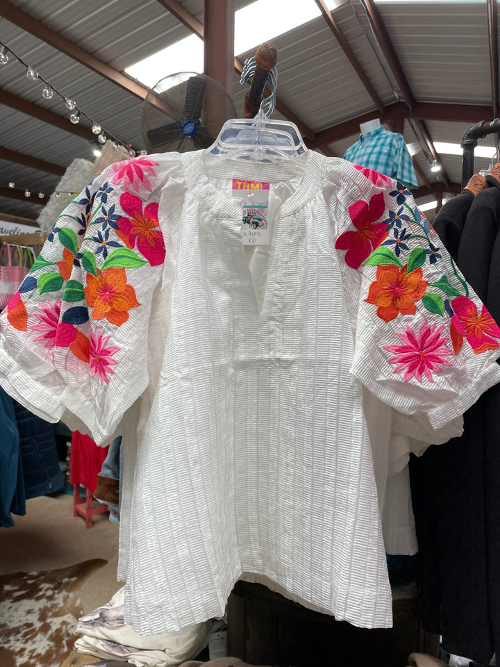 Whitney Top-Short Sleeves-Whiskey Ray's Boutique-Whiskey Ray's Boutique, Women's Western Wear Boutique in Waxahachie, TX