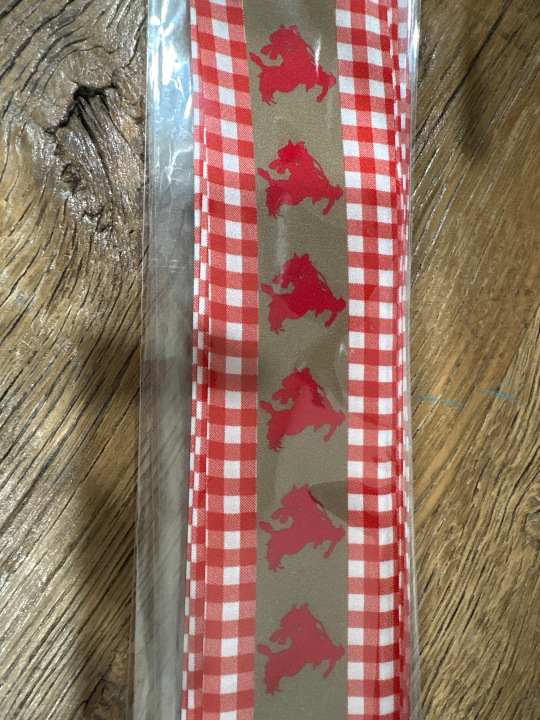 Rodeo Red Gingham Silk Twilly Scarf-Wildrags-Whiskey Ray's Boutique-Whiskey Ray's Boutique, Women's Western Wear Boutique in Waxahachie, TX