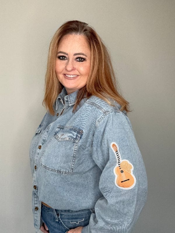 Cactus & Cowboy Shirt Jacket Button up-Women's top-Whiskey Ray's Boutique-Whiskey Ray's Boutique, Women's Western Wear Boutique in Waxahachie, TX