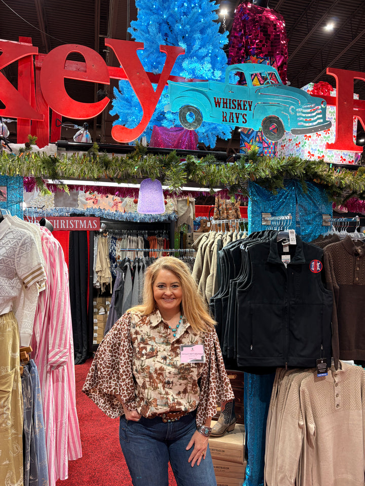 Cowboy Cheetah-Women's top-Whiskey Ray's Boutique-Whiskey Ray's Boutique, Women's Western Wear Boutique in Waxahachie, TX