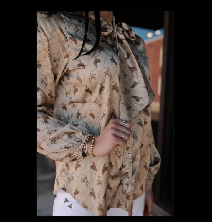 High Plains Heirloom Snap Blouse-Women's top-Whiskey Ray's Boutique-Whiskey Ray's Boutique, Women's Western Wear Boutique in Waxahachie, TX