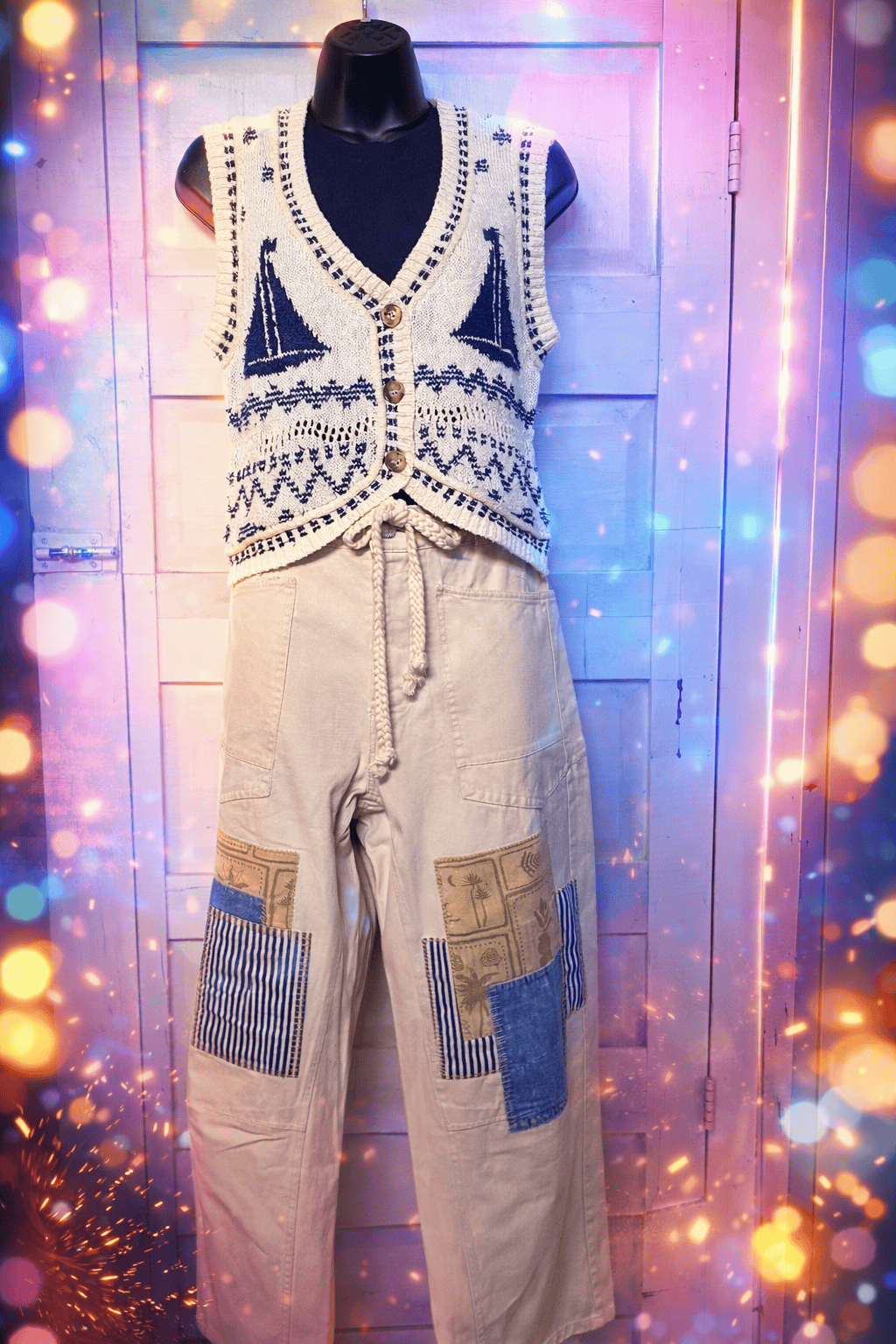 Seaside Sail Knit Vest-Women's top-Whiskey Ray's Boutique-Whiskey Ray's Boutique, Women's Western Wear Boutique in Waxahachie, TX
