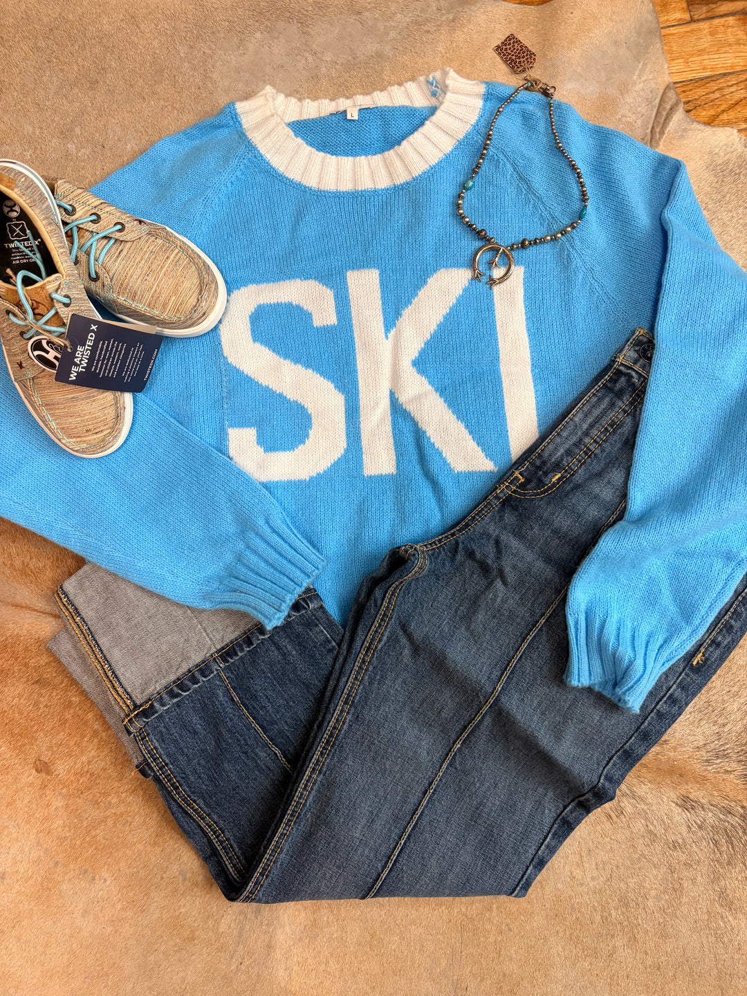 Whiskey Ray's Boutique Women's top Ski Ya Later Sweater