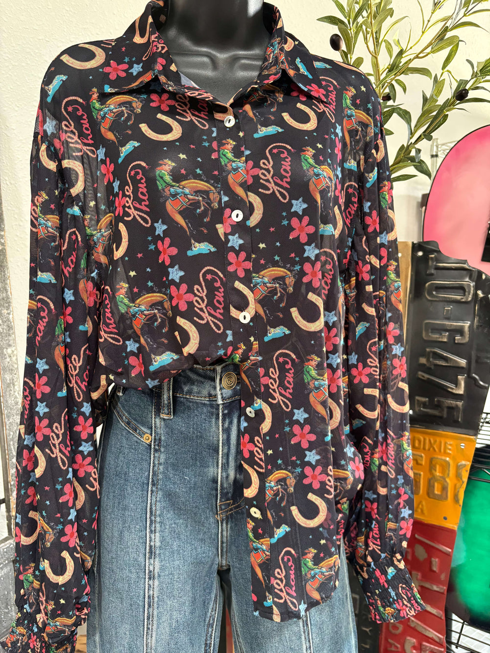 The Boots & Blossoms Top-Women's top-Whiskey Ray's Boutique-Whiskey Ray's Boutique, Women's Western Wear Boutique in Waxahachie, TX