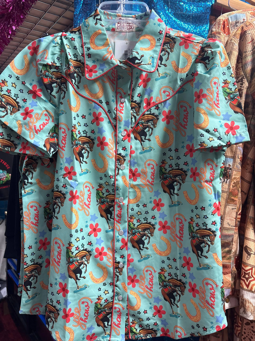 YeeHaw Rodeo Top-Women's top-Whiskey Ray's Boutique-Whiskey Ray's Boutique, Women's Western Wear Boutique in Waxahachie, TX