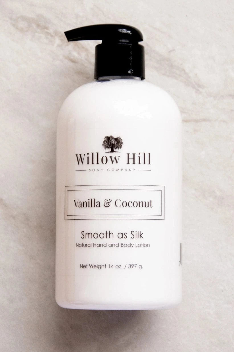 Vanilla & Coconut Smooth as Silk-Lotions-Willow Hill Soap Company-Whiskey Ray's Boutique, Women's Western Wear Boutique in Waxahachie, TX