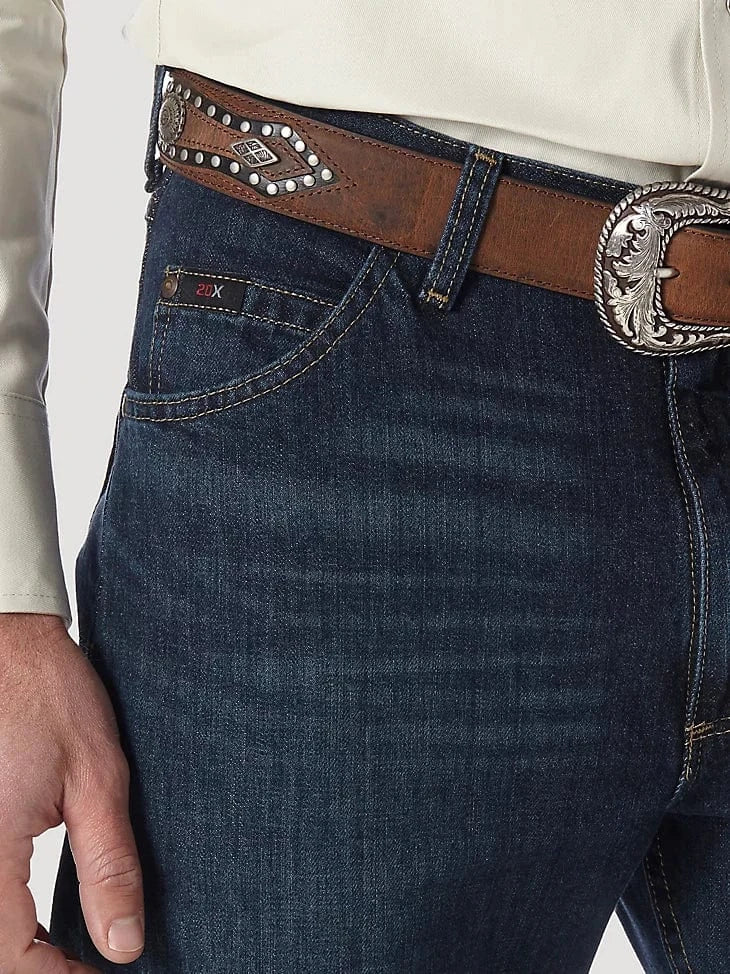 Wrangler® 20X® 01 Competition Jean - Deep Blue-Men’s Jeans-Wrangler-Whiskey Ray's Boutique, Women's Western Wear Boutique in Waxahachie, TX