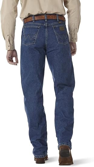 Wrangler- George Strait Cowboy Cut Jean - Steel Blue-Men’s Jeans-Wrangler-Whiskey Ray's Boutique, Women's Western Wear Boutique in Waxahachie, TX