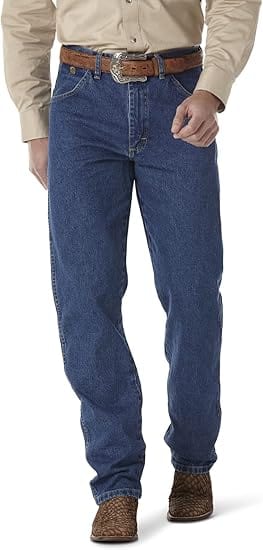Wrangler- George Strait Cowboy Cut Jean - Steel Blue-Men’s Jeans-Wrangler-Whiskey Ray's Boutique, Women's Western Wear Boutique in Waxahachie, TX