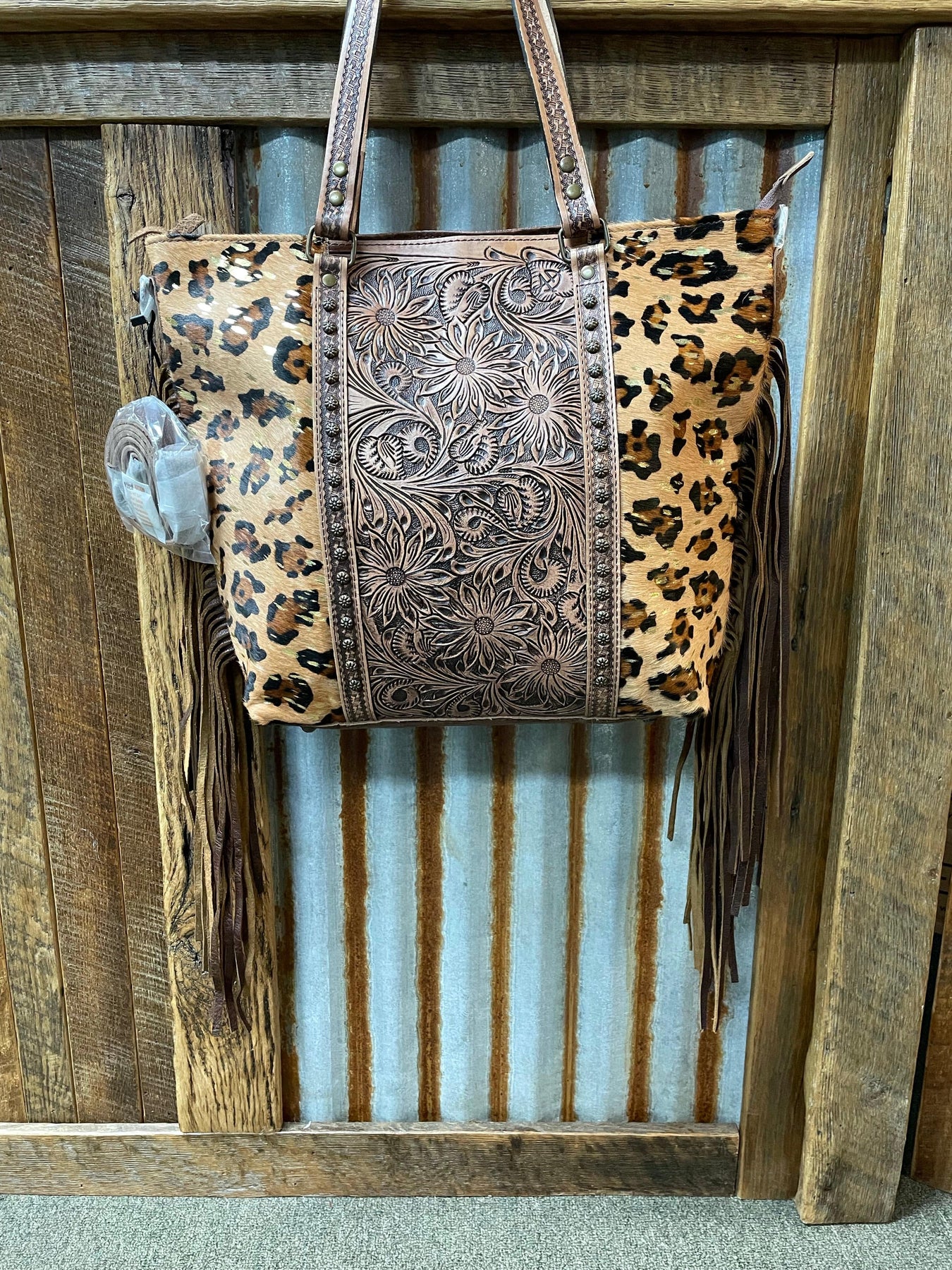 American Darling Leopard Boho Bag