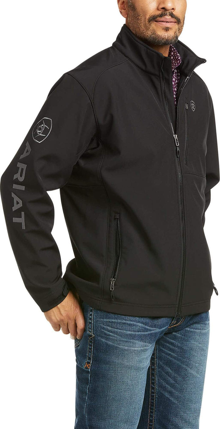 Ariat Men's Logo 2.0 Patriot Softshell Jacket-Coats & Jackets-Ariat-Whiskey Ray's Boutique, Women's Western Wear Boutique in Waxahachie, TX