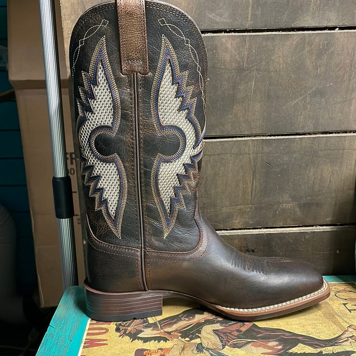 Ariat Men's Solado Venttek Dark Whiskey Boots-Boots-Ariat-Whiskey Ray's Boutique, Women's Western Wear Boutique in Waxahachie, TX
