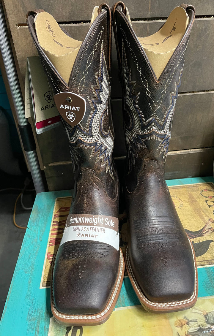 Ariat Men's Solado Venttek Dark Whiskey Boots-Boots-Ariat-Whiskey Ray's Boutique, Women's Western Wear Boutique in Waxahachie, TX