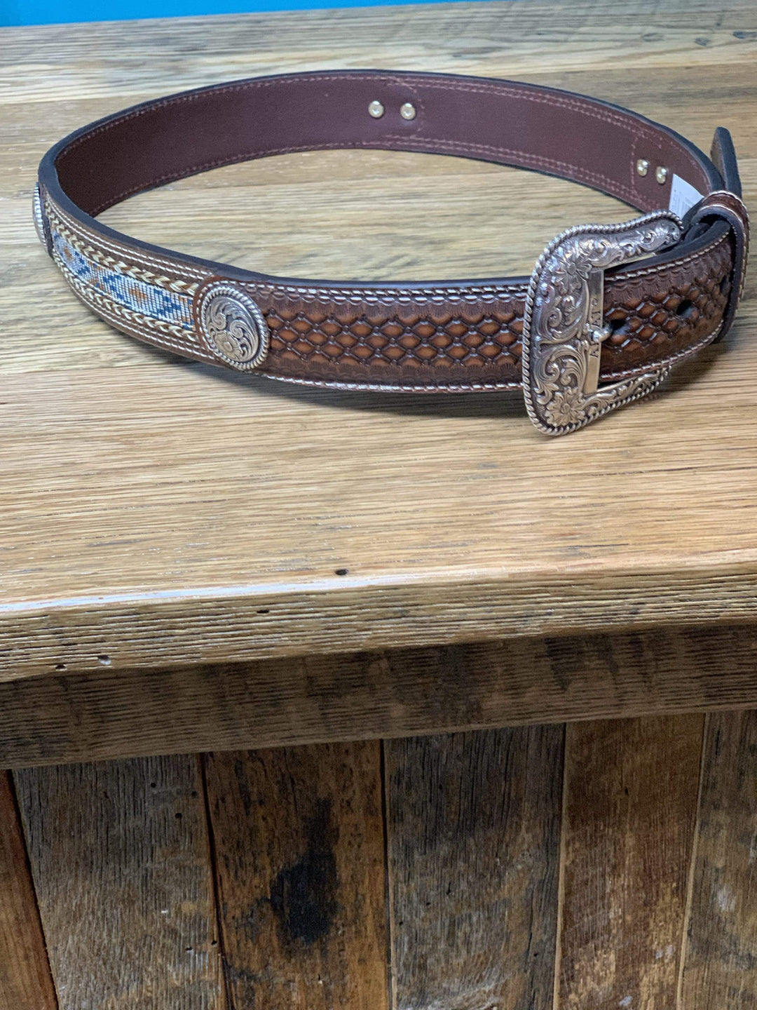 Ariat Men's Western Belt-Belts-Ariat-Whiskey Ray's Boutique, Women's Western Wear Boutique in Waxahachie, TX