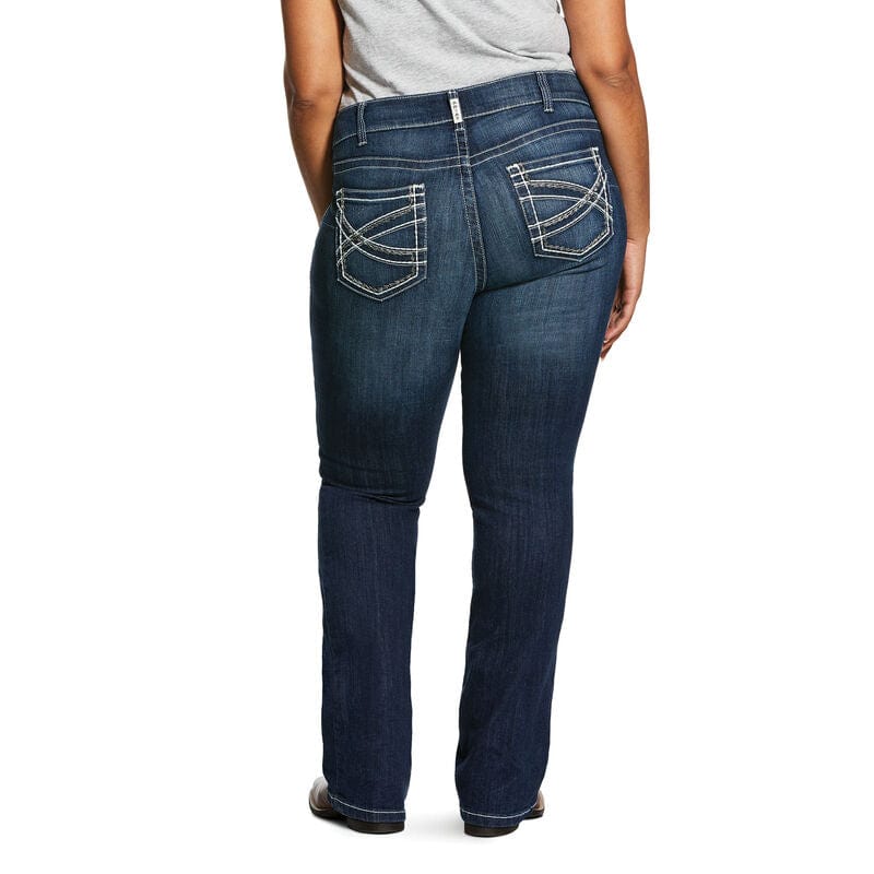 Ariat Real Mid Rise Boot Cut Real Riding Jeans-Jeans-Ariat-Whiskey Ray's Boutique, Women's Western Wear Boutique in Waxahachie, TX