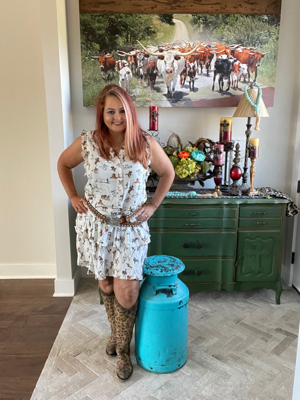 Ariat HiLo Jordan Skirt-Skirts-Ariat-Whiskey Ray's Boutique, Women's Western Wear Boutique in Waxahachie, TX