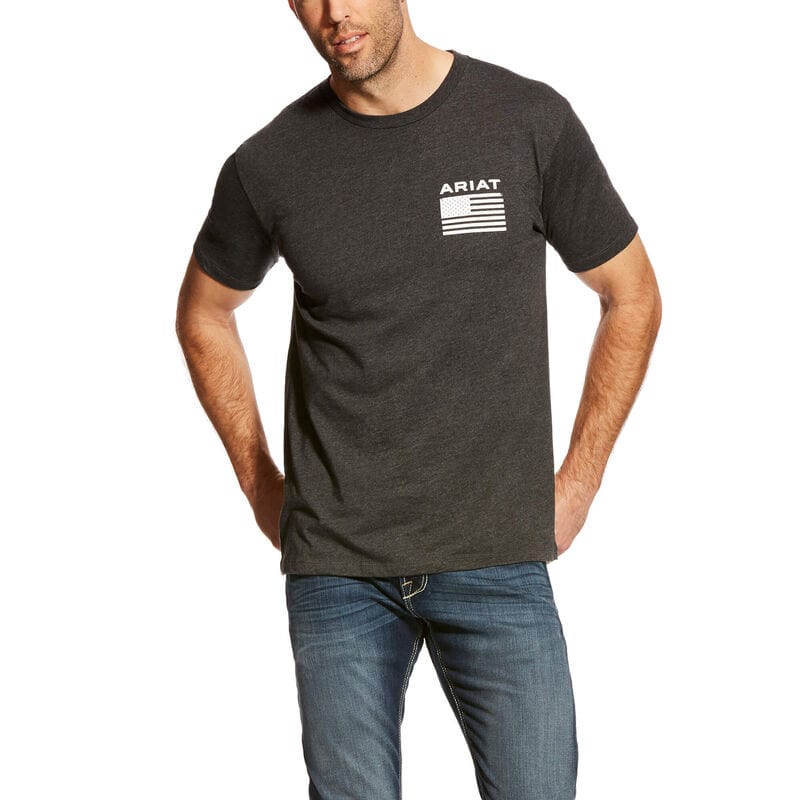 Ariat Freedom T-Shirt-Men's Shirts-Ariat-Whiskey Ray's Boutique, Women's Western Wear Boutique in Waxahachie, TX