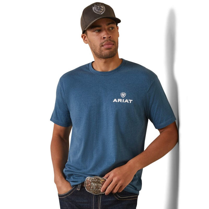 Ariat Land of The Free T-Shirt-Men's Shirts-Ariat-Whiskey Ray's Boutique, Women's Western Wear Boutique in Waxahachie, TX