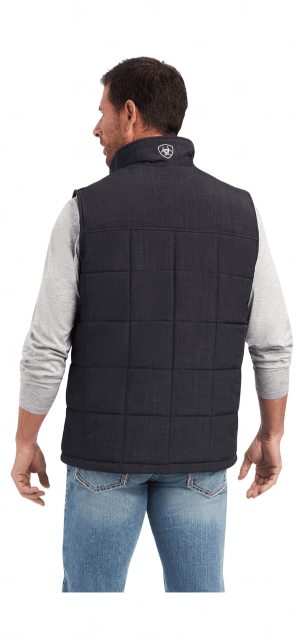Ariat Men's Crius Insulated Concealed Vest-Phantom - 10041519-Coats & Jackets-Ariat-Whiskey Ray's Boutique, Women's Western Wear Boutique in Waxahachie, TX