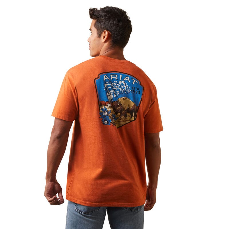 Ariat Old Faithful T-Shirt-Men's Shirts-Ariat-Whiskey Ray's Boutique, Women's Western Wear Boutique in Waxahachie, TX