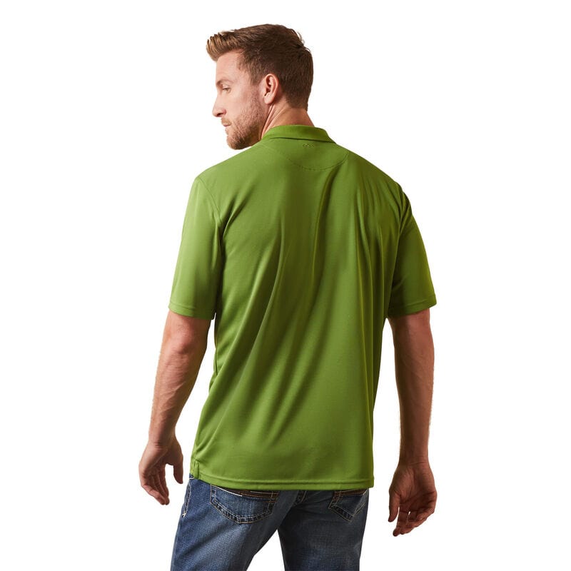Ariat TEK Polo - Posh Olive-Men's Shirts-Ariat-Whiskey Ray's Boutique, Women's Western Wear Boutique in Waxahachie, TX