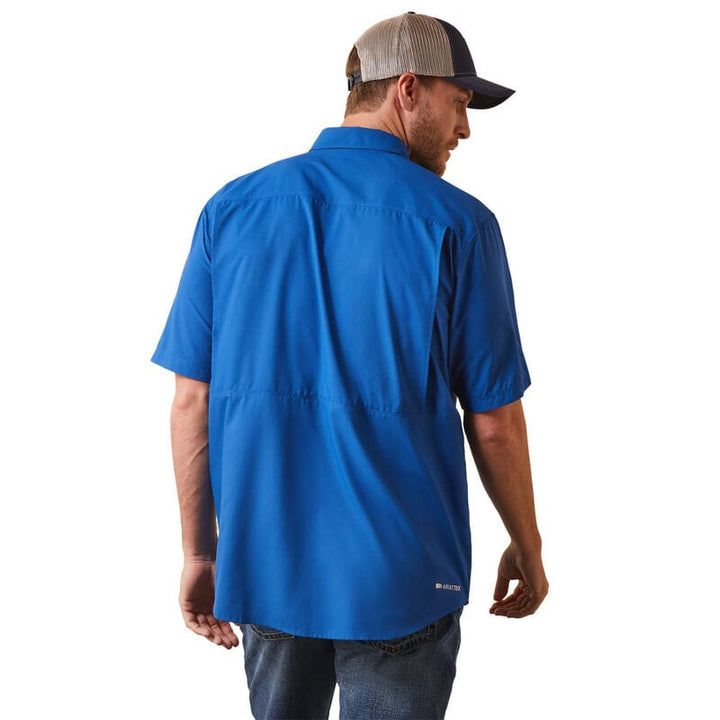 Ariat VentTEK Outbound Classic Fit Shirt - True Blue-Men's Shirts-Ariat-Whiskey Ray's Boutique, Women's Western Wear Boutique in Waxahachie, TX