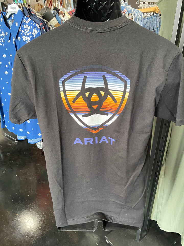 Men's Ariat Sunset Serape Tshirt-Men's Shirts-Ariat-Whiskey Ray's Boutique, Women's Western Wear Boutique in Waxahachie, TX