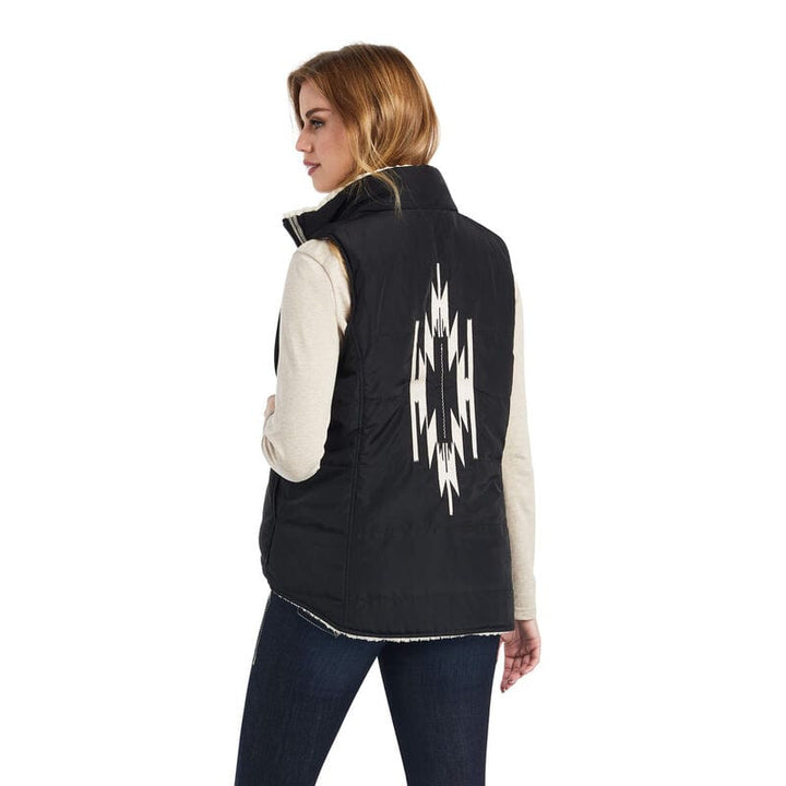 Dilon Chimayo Vest-Vests-Ariat-Whiskey Ray's Boutique, Women's Western Wear Boutique in Waxahachie, TX