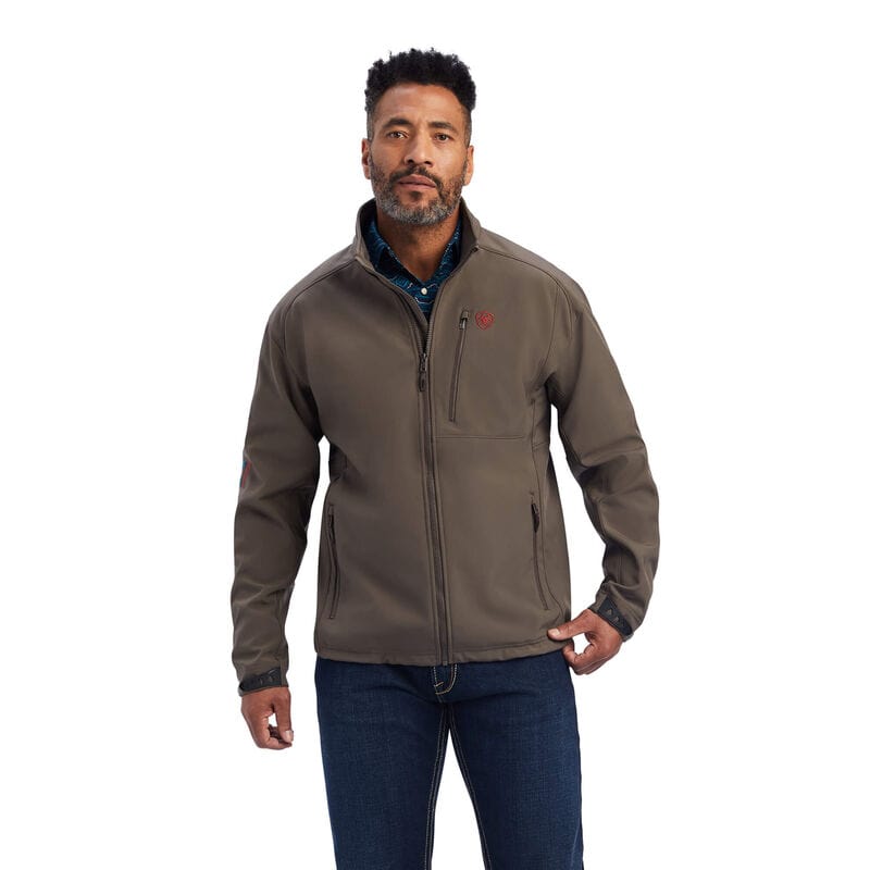 Logo 2.0 Banyan Bark Softshell Jacket-10041614-Coats & Jackets-Ariat-Whiskey Ray's Boutique, Women's Western Wear Boutique in Waxahachie, TX